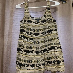 🌴Volcom🌴 tribal peplum tank